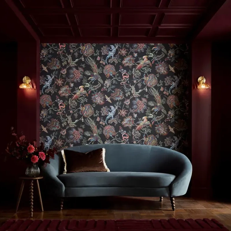 Weave Black Wallpaper - Image 2