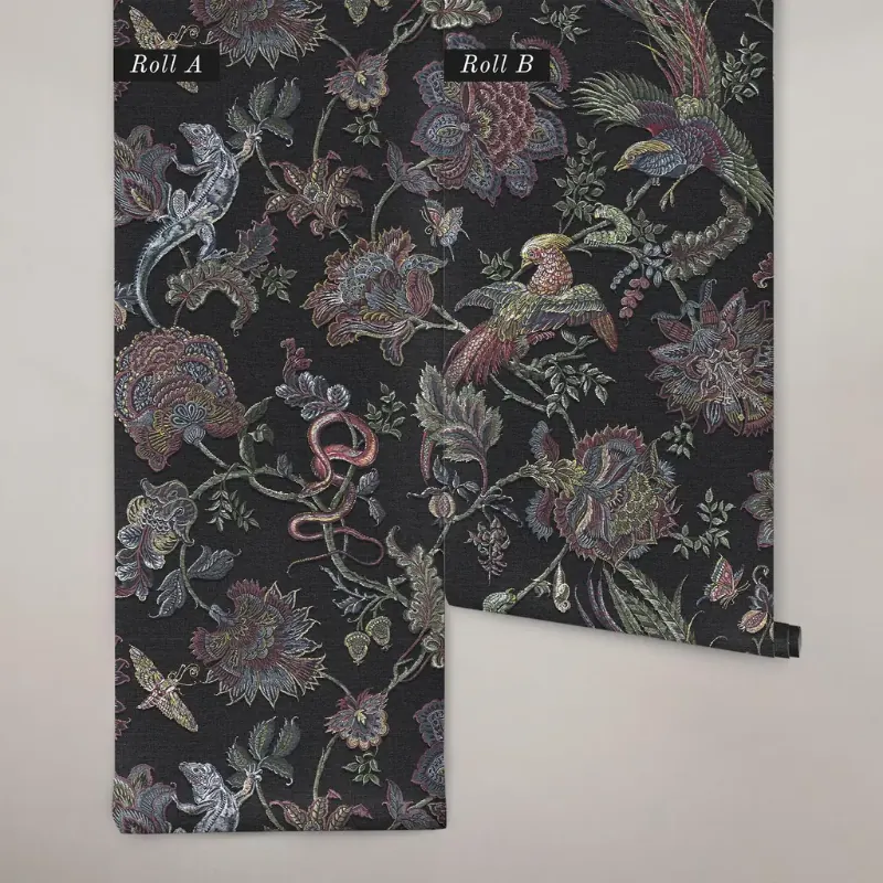 Black weave wallpaper modern walls