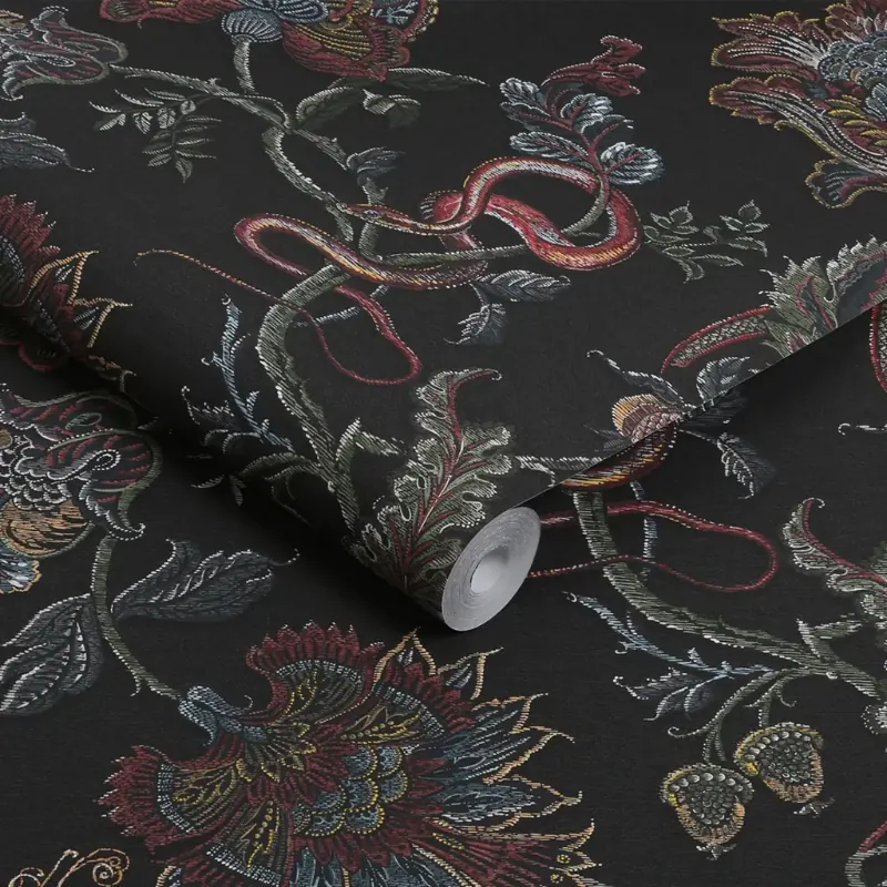Weave Black Wallpaper - Image 3