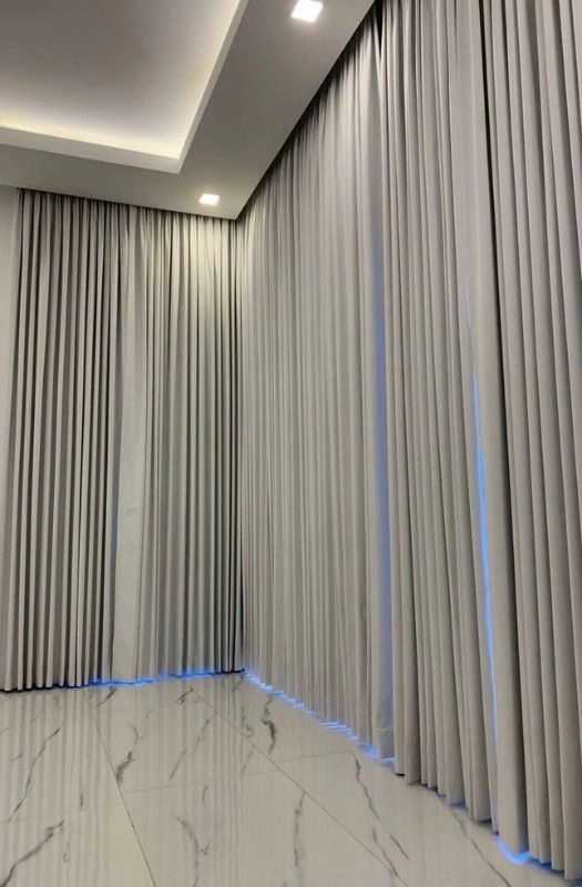 White Blackout Curtains In Dubai
