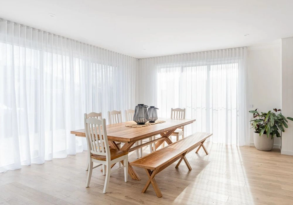 Elegant custom sheer curtains for home windows