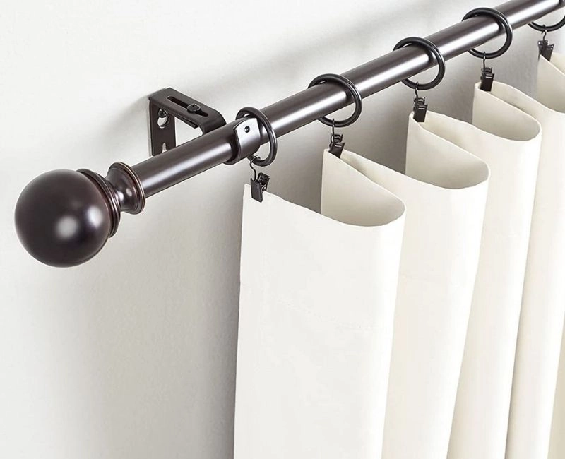 Dark bronze curtain accessories hanging rings