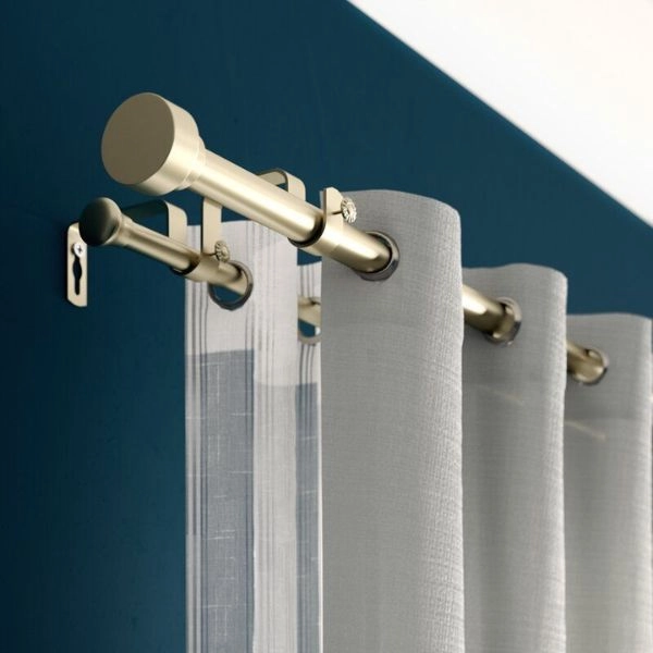 Modern gold curtain accessories double bracket