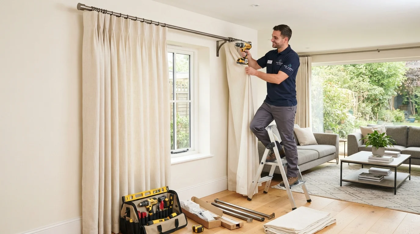 curtain fixing in Dubai and all over the UAE