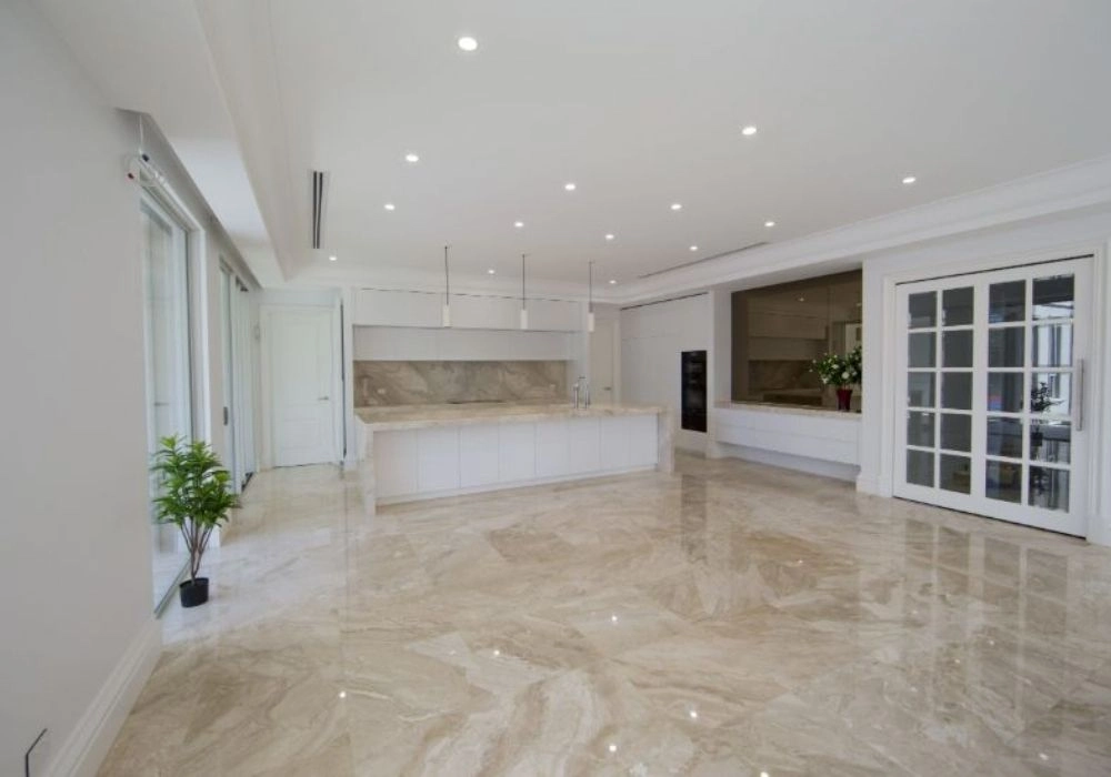 Beige marble floor tiles company in Dubai