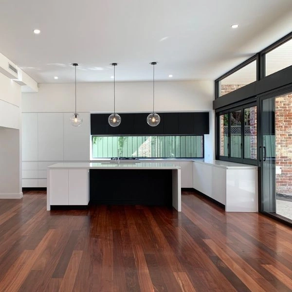 Durable flooring installation for Dubai home kitchen