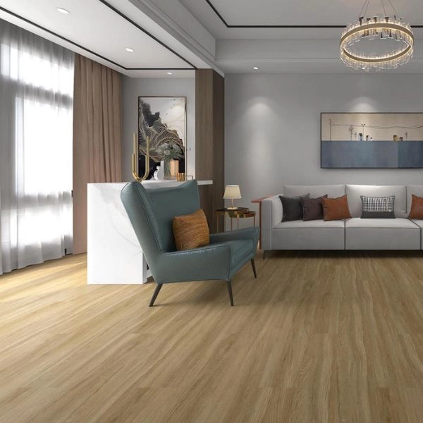 Light oak SPC flooring lounge room