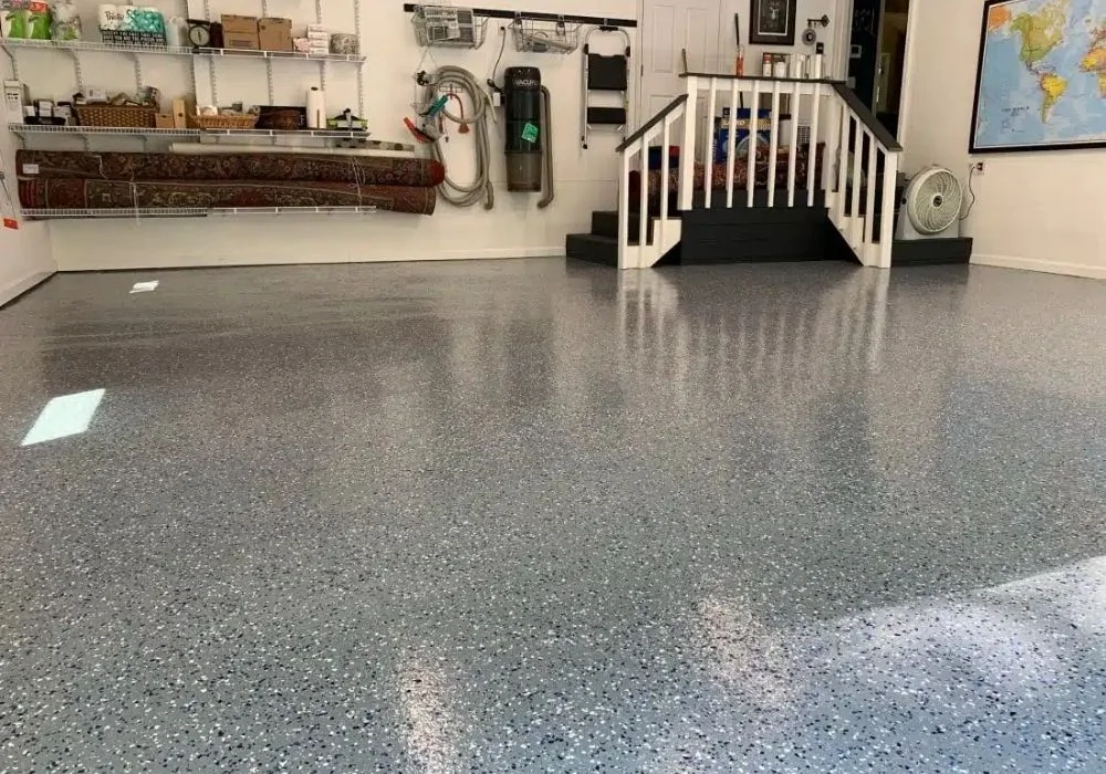 Epoxy garage floor coating services in Dubai