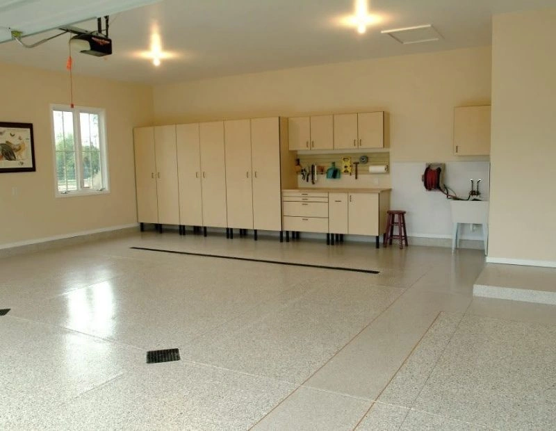 Epoxy garage flooring installation services in Dubai