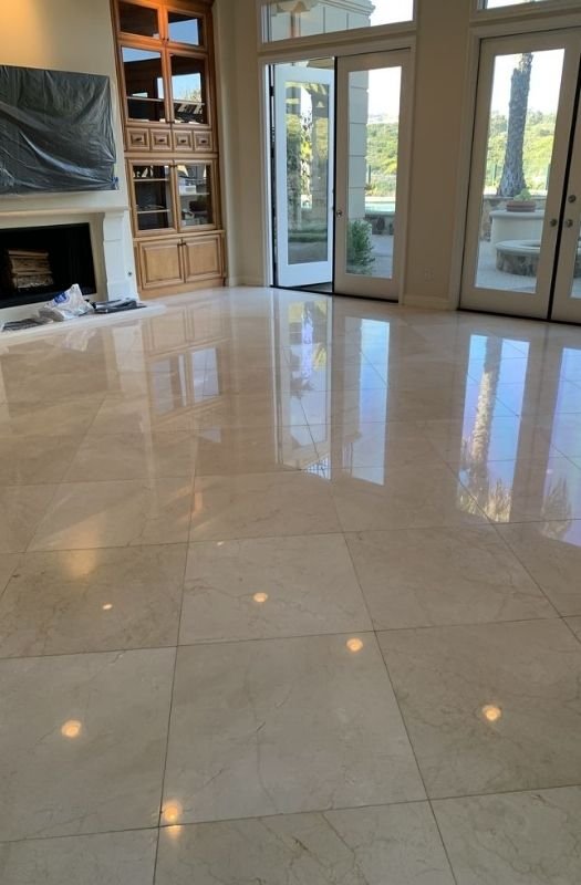 Luxury marble flooring services in Dubai home