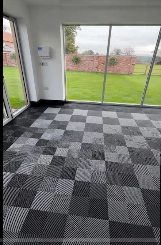 Modular garage flooring installation services in Dubai