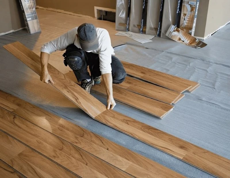 Moisture barrier flooring installation service in Dubai
