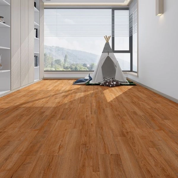 Warm oak SPC flooring in kids room