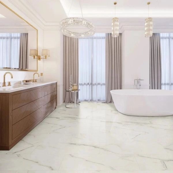 Water resistant bathroom marble flooring in Dubai