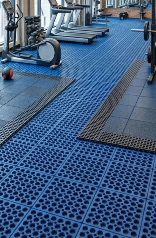 Interlocking rubber floor tiles supplier in Dubai