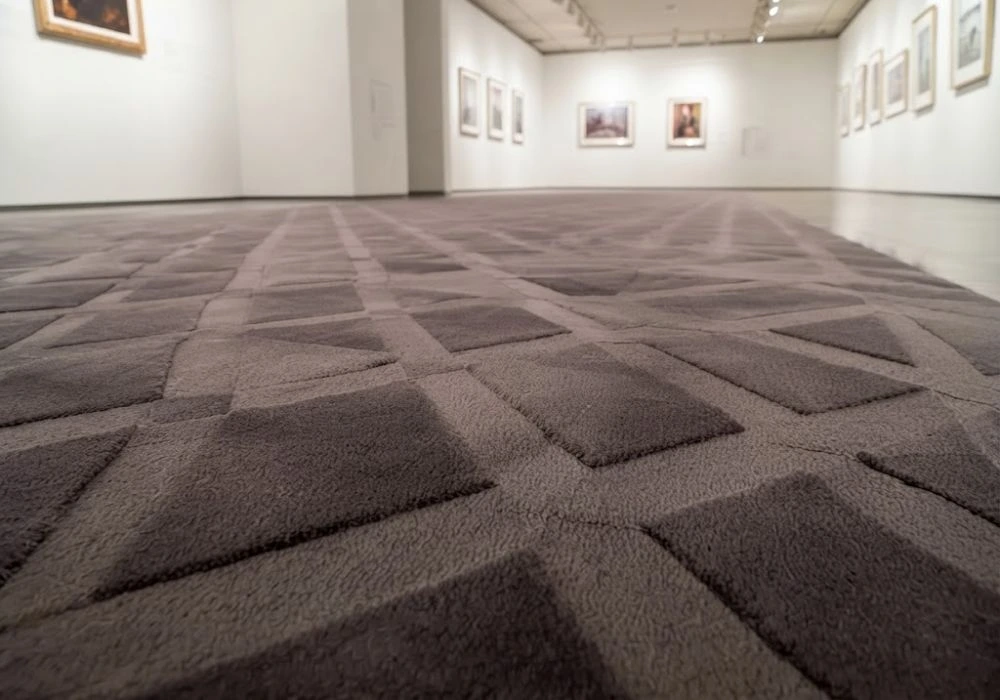 Textured Grey Wall To Wall Carpets