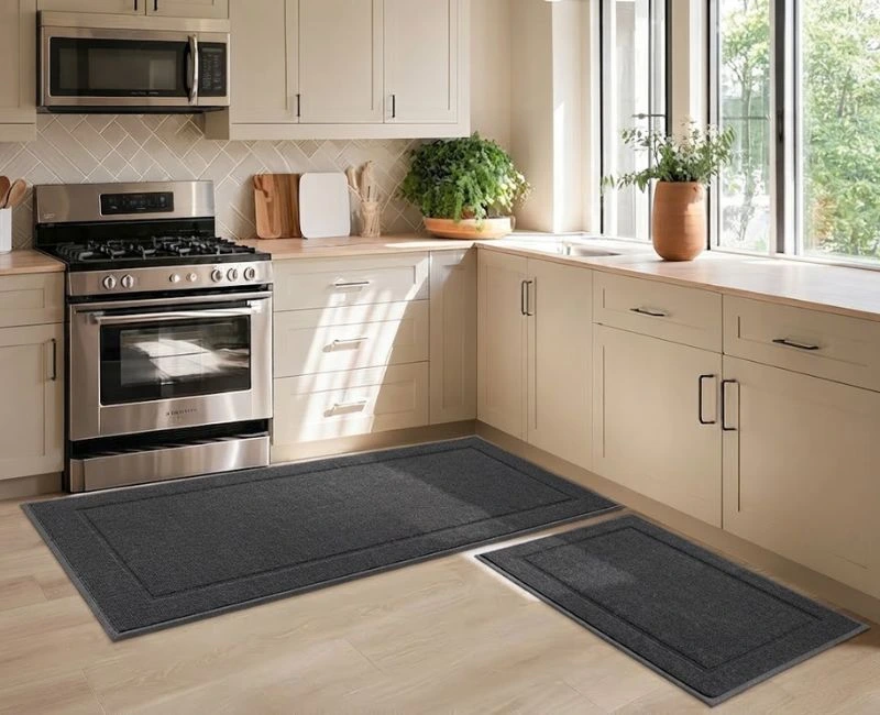 Dark grey anti-fatigue kitchen mat Dubai