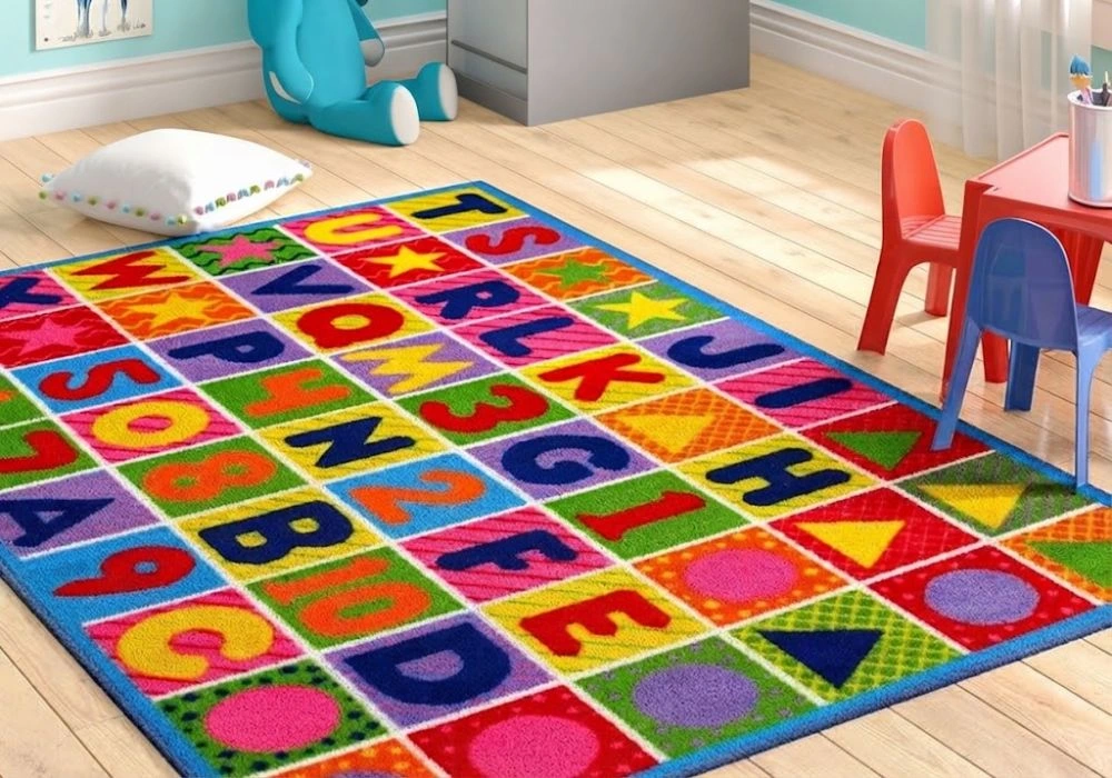 Colorful ABC Numbers Kids Play Mat