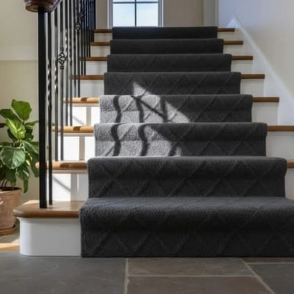 Durable nylon stair carpet in Dubai