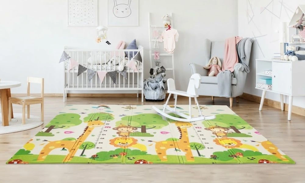 Foldable Animal Play Mat For Babies