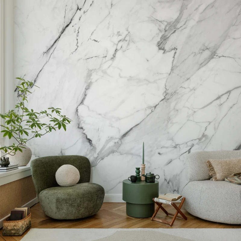 Gallery of completed marble wallpaper projects in Dubai & UAE